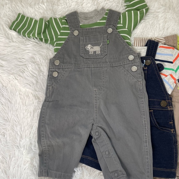 Carter's Matching Sets in Beige, Gray, and Navy Blue Size 3m - Picture 3 of 5